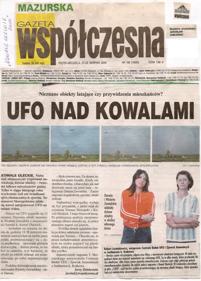 Wycinek: UFO nad Kowalami
