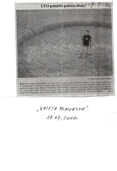 Wycinek: UFO polubiło polskie zboże?