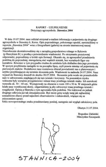 Raport – uzupełnienie